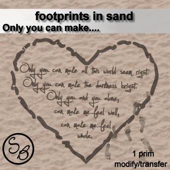 Second Life Marketplace - Sandwriting ~ Love Poem